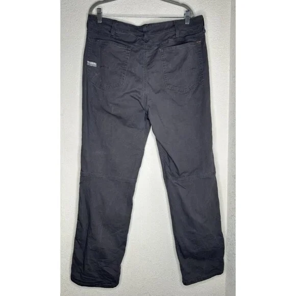 Ariat Rebar Perfect Rise Made Tough Straight Pant Womens 33R Fits 36x31.5 Gray - Picture 2 of 16